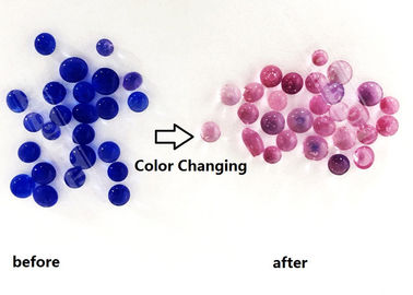 중국 Chromotropic Allochroic 실리카 젤, 높은 활동 건조시키는 색깔 지시자 공장